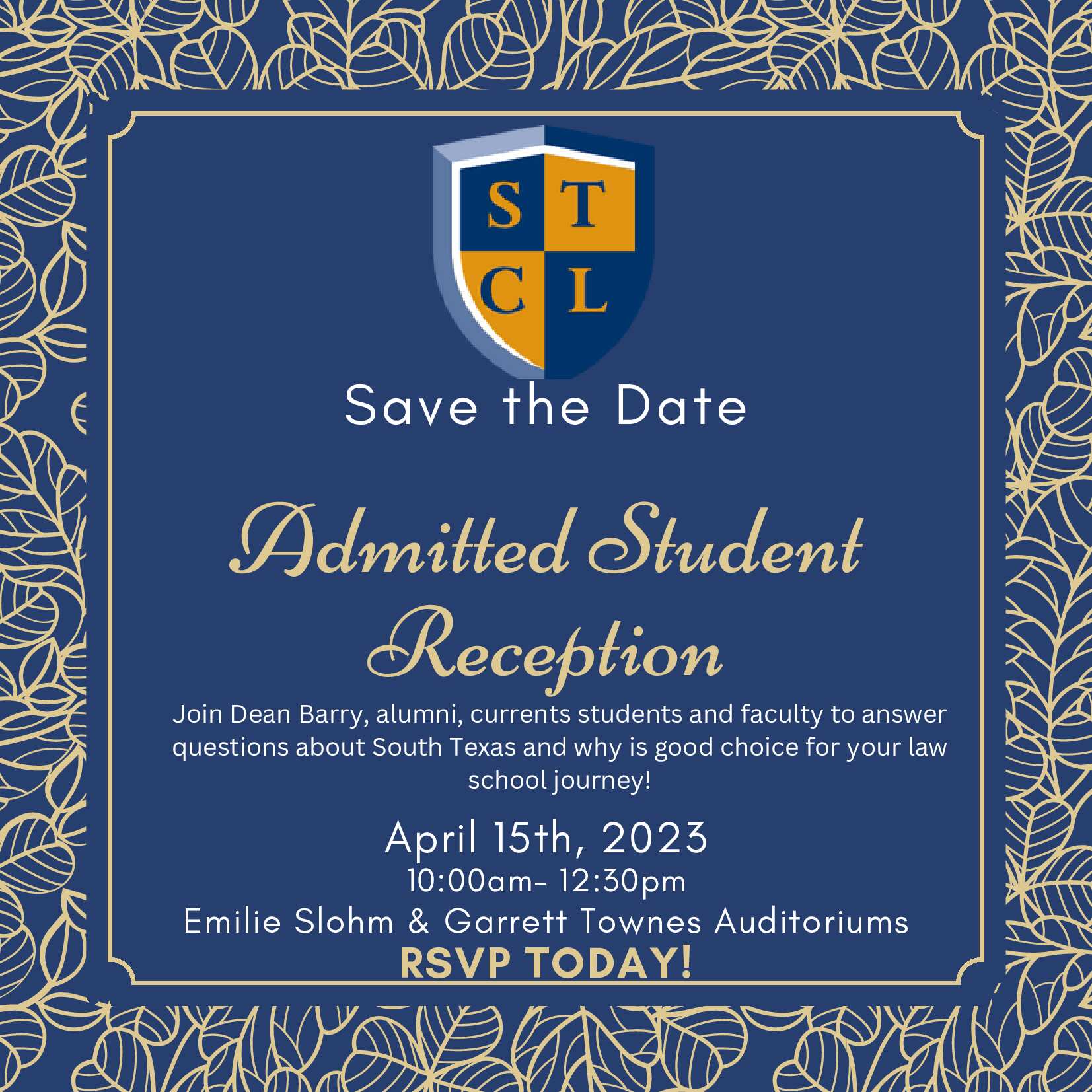 Admitted Student Reception